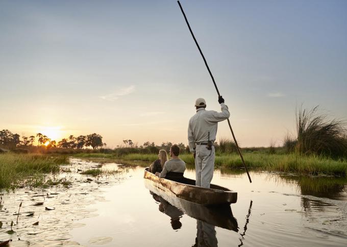 Rejs mokoro po Delcie Okavango